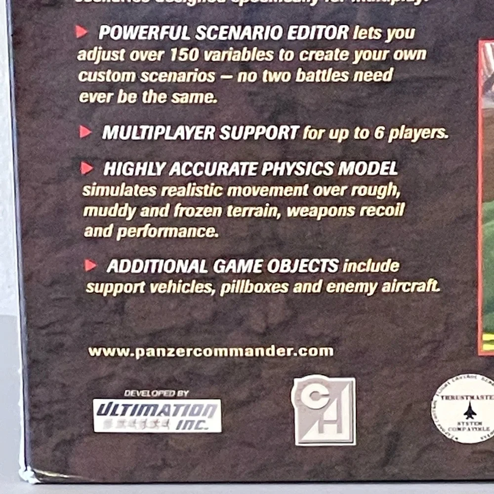 Vintage Panzer Commander WWII simulation PC game